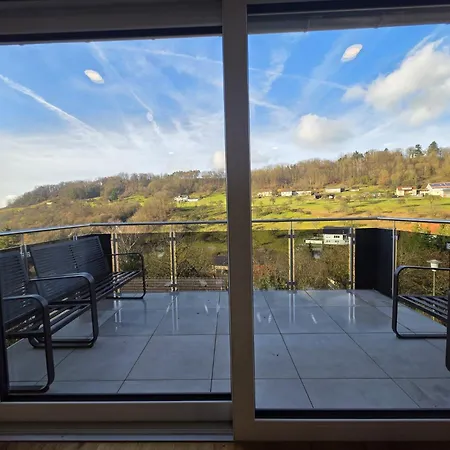 Malerischer Panoramablick Worgberg